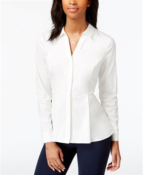 Our petite tops, petite <strong>blouses</strong>, shirts & more can dress up any occasion - shop now! UP TO 40% OFF* YOUR PURCHASE * DETAILS. . White blouses macys